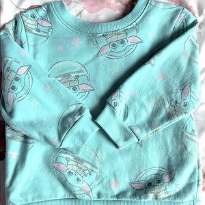 Baby Yoda Toddler Sweater